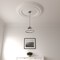 Ekena Millwork Classic Ceiling Medallion (Fits Canopies up to 5 1/2"), 41 1/8"OD x 4"ID x 2 1/8"P, Primed White CM41CL - alternate 7